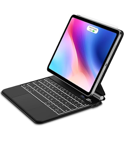 GOOJODOQ Capa com teclado magnético para iPad Pro 11 polegadas (4ª